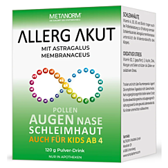 ALLERG AKUT Pulver-Drink Metanorm 120g