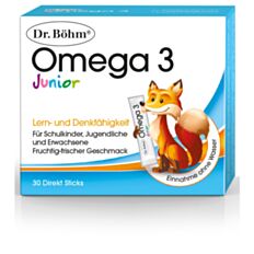 Dr. Böhm Junior Omega-3 Direkt Sticks 30 Stück