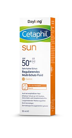 Cetaphil Sun Daylong Regulierendes Multi Schutz Fluid Gesicht getönt SPF50+ 50ml