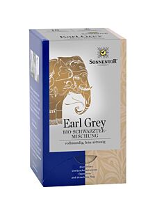 Sonnentor Tee Schwarztee Earl Grey bio Beutel 18 Stk.