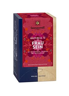 Sonnentor Tee Happiness is Frau sein bio Beutel 18 Stk.