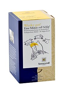 Sonnentor Tee Wieder Gut Eine Mütze voll Schlaf bio Beutel 18 Stk. 