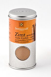 Sonnentor Gewürz Zimt gemahlen (Sorte Ceylon) bio Streudose 40g