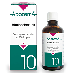 Apozema Tropfen Nr. 10 Bluthochdruck - Crataegus complex 50ml