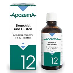 Apozema Tropfen Nr. 12  Bronchial & Husten - Grindelia complex 50ml
