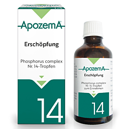 Apozema Tropfen Nr. 14 Erschöpfung - Phosphorus complex 50ml