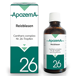 Apozema Tropfen Nr. 26 Reizblasen - Cantharis complex 50ml
