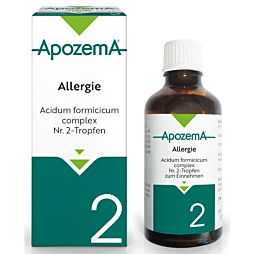 Apozema Tropfen Nr. 2 Allergie - Acidum formicicum 50ml