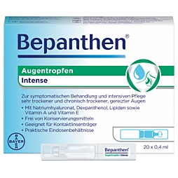 Bepanthen INTENSE Augentropfen Einzeldosen 20 Stück