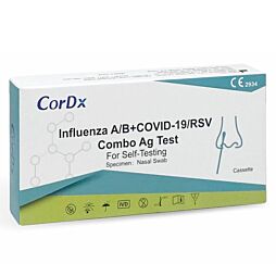 Antigen-Selbsttest Influenza A/B + Covid-19 + RSV 