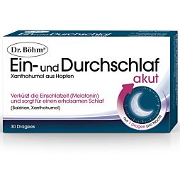 Dr. Böhm Ein- und Durchschlaf Akut Dragee 30 Stück
