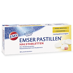 Emser Pastillen Vanille zuckerfrei 30 Stück