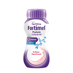 Fortimel Protein 1,5 kcal Erdbeere  4 Stück x 200ml