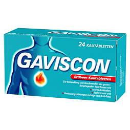 Gaviscon Erdbeer Kautabletten 24 Stück