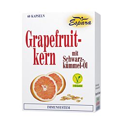 Espara Grapefruitkern mit Schwarzkümmel-Öl Kapseln 60 Stück