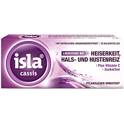 Isla Cassis + Vitamin C Pastillen