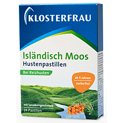 Klosterfrau Isländisch Moos Hustenpastillen 24 Stück