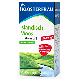 Klosterfrau Isländisch Moos MOBIL Hustensaft 10x10ml Beutel