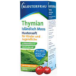 Klosterfrau Thymian Isländisch Moos Hustensaft für Kinder 150ml