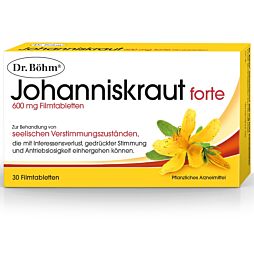 Dr. Böhm Johanniskraut Filmtabletten forte 600mg 30 Stück