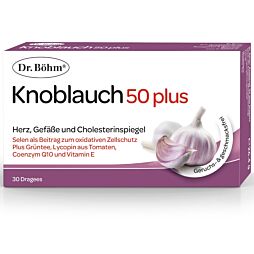 Dr. Böhm Knoblauch 50 plus Dragees 30 Stück