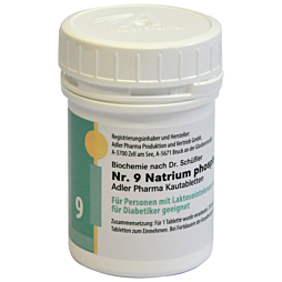 Schüßler Salze Kautabletten Nr. 9 Natrium phosphoricum D6 100g