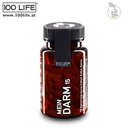 100% Life Mein Darm 15 Kapseln 60 Stück