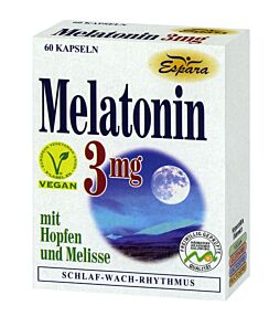 Espara Melatonin 3mg Kapseln 60 Stück
