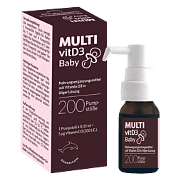 Multivit D3 Baby + Dosierpumpe 10ml