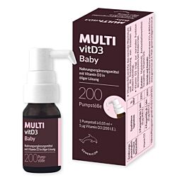 Multivit D3 Baby + Dosierpumpe 10ml