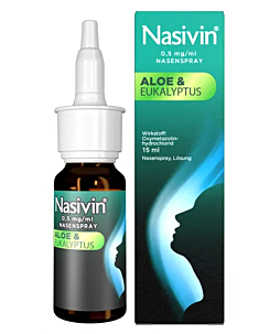 Nasivin Nasenspray Aloe+Eukalyptus 0,05% 15ml