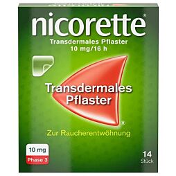 Nicorette transdermales Pflaster 10mg/16h 14 Stück