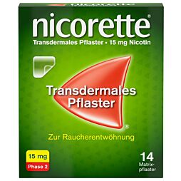 Nicorette transdermales Pflaster 15mg/16h 14 Stück