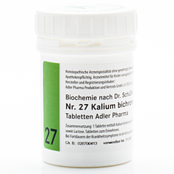 Schüßler Salze Nr. 27 Kalium bichromicum D12