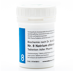 Schüßler Salze Nr. 8 Natrium chloratum D6