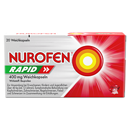 Nurofen Rapid 400mg Ibuprofen Weichkapseln