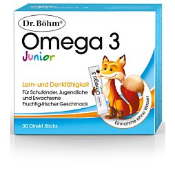 Dr. Böhm Junior Omega-3 Direkt Sticks 30 Stück