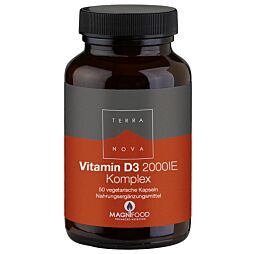 Terra Nova Vitamin D3 2000 I.E. Komplex Kapseln 50 Stück