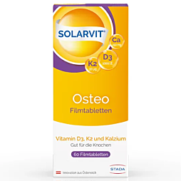 Solarvit Osteo D3K2 Calcium Tabletten 60 Stück