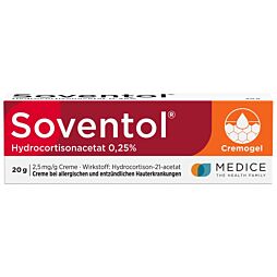 Soventol Hydrocortisonacetat Creme 0,25% 20g