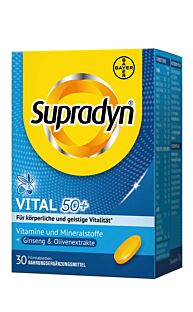 Supradyn Vital 50+ Filmtabletten Ginseng+Olivenblatt 30 Stück