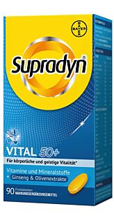 Supradyn vital 50+ Filmtabletten Ginseng+Olivenblatt 90 Stück