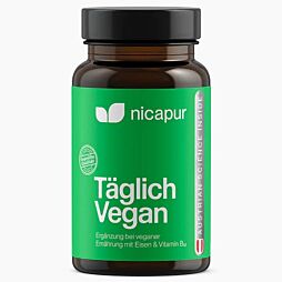 NICApur Täglich Vegan Kapseln 60 Stück