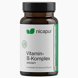 NICApur Vitamin-B-Komplex aktiviert Kapseln 60 Stück