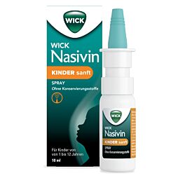 WICK Nasivin Nasenspray SANFT Kind 0,025% 10ml
