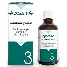Apozema Tropfen Nr. 3 Antitranspirant - Sambucus nigra 50ml