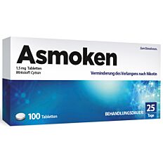 Asmoken 1,5mg Tabletten zur Raucherentwöhnung 100 Stück