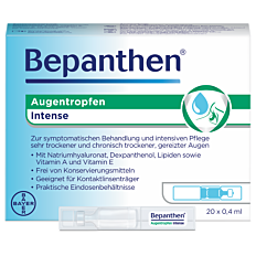 Bepanthen INTENSE Augentropfen Einzeldosen 20 Stück