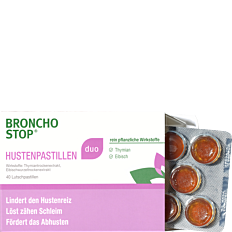 Bronchostop Hustenpastillen DUO-40 Stück