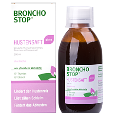 Bronchostop Hustensaft Thymian Eibisch SINE-200ml